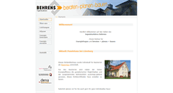 Desktop Screenshot of behrens-ing.de